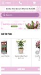 Mobile Screenshot of bellsandbowsflorist.com